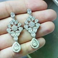 ราคา Neriza Jewelry/ ต่างหูระย้าประกบเพชรสังเคราะห์ ประกายเทียบเท่าเพชรแท้ NE156 ต่างหูเพชรประกบ ต่างหูเพชร ต่างหูระย้า (1729613586925587376)