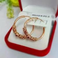 ราคา ต่างหูห่วง ต่างหูนาค เส้นผ่านศูนย์กลาง2ซม. ที่นิยมมากที่สุด (1731926380731925624)