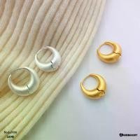 ราคา Earringsody: Sody006 ต่างหูห่วง ต่างหูเงินแท้925 ชุบทอง18k และชุบทองคำขาว (1730536015353055245)