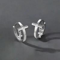 ราคา Suwan.na.shop ต่างหู ต่างหูห่วง ต่างหูห่วงไม้กางเขน (1730152057776475011)