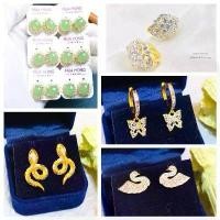 ราคา ต่างหูทอง 1สลึง ต่างหูเพชร ต่างหูเพชร Swiss งานพรีเมี่ยม มีใบรับประกัน1ปี (1731919563425089334)