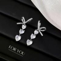 ราคา GLAMORต่างหูยาว For You ต่างหูเงิน ต่างหูโบว์ ต่างหูรูปหัวใจ ต่างหูแฟชั่น ต่างหูเท่ๆ ต่างหูเพชร คลังสินค้า กำไลเชือกเทียน สร้อย คอแฟชั่น สตรี แหวน นาฬิกา arwoda zirconia (1731604070137235824)