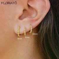 ราคา ต่างหูห่วงเล็ก เงินแท้ 925 เข็ม 8/9/10 มม. สำหรับผู้หญิง แฟชั่น ต่างหูทอง 18K เครื่องประดับคุณภาพสูง เหมาะสำหรับของขวัญวันเกิด (1730772695171893740)