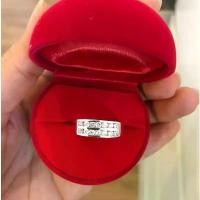 ราคา ของแท้ 100% แหวนเงินแท้92.5% ประเพชร cz สองแถว หน้ากว้าง 6.5 mm. งานจริงสวยมากๆ ค่ะ size 5-10(เรือนเงินแท้) : CZ0137 สร้อย ข้อมือ เสริมดวง (1731687887961883797)