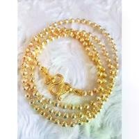 ราคา สร้อย2กษัตริย์เม็ดมะยมหน้าขาว งานอิตาลีแท้ ตะขอปั๊ม925 สวย ทน ใส่อาบน้ำได ไม่ลอกไม่ดำ (1731966590660019913)