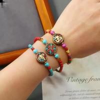 ราคา สร้อยข้อมือผู้พิทักษ์ สไตล์ทิเบต สไตล์ชาติพันธุ์ ลูกปัดเนปาลวินเทจ บุคลิกภาพ กระดิ่งลูกปัดเรียบง่าย เครื่องประดับ สร้อย ข้อมือ นํา โชค (1732281296632580477)