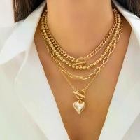 ราคา ชุดสร้อยคอ 4 ชิ้น แฟชั่น ลูกปัดเรขาคณิต หัวเข็มขัด OT ดีไซน์เฉพาะรูปหัวใจเรียบง่าย ส ร ้ อ ย ค อ ผ ี เ ส ื ้ อ อุปกรณ์ กระเป๋า สร้อย ข้อ มือ pandora ของ แท้ ឡ (1731799501510444151)