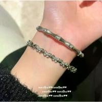ราคา สร้อยข้อมือพลอย, สไตล์เรโทรอิตาลี, ข้อต่อไม้ไผ่ขัดเงา, สไตล์วินเทจ, ชุบทอง 18K, เพทายพราวผีเสื้อ, สร้อยข้อมือ (1731919874348648378)