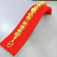 ราคา สร้อยข้อมือ น้ำหนัก 5-10บาท งานชุบเศษทองเยาวราช โดยช่างมืออาชีพ (1731956746186622123)