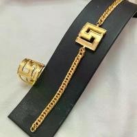 ราคา สร้อยข้อมือทองหุ้ม ทองไมครอน ทองชุบ ลายอักษรจีน 1เซตมี สร้อยข้อมือ+แหวน บล็อกบัสเตอร์ (1731887464774272374)