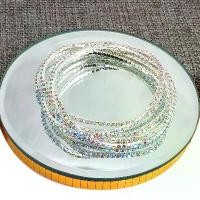 ราคา สร้อยข้อมือเพชร, เพชรละเอียดสีรุ้ง AB, ฝังพลอยเทียม, สไตล์ยุโรปและอเมริกา, ขายร้อน, กำไล (1731881491401836130)