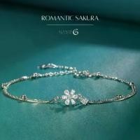 ราคา COD ความเย้ายวนใจ ✨ สร้อยข้อมือเงินซากุระโรแมนติก, สร้อยข้อมือเงิน, สร้อยข้อมือที่สวยงาม, สร้อยข้อมือเงินแท้, สร้อยข้อมือเพชร, สร้อยข้อมือเงินแท้, สร้อยข้อมือแฟชั่น, สร้อยข้อมือเ (1732268972239129081)