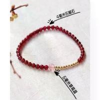 ราคา สร้อยข้อมือโกเมนธรรมชาติ, สร้อยข้อมือโชคดี, โกเมนแดง, สร้อยข้อมือทับทิม, สำหรับผู้หญิง (1732077862889294777)