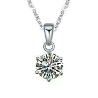 ราคา สร้อยคอเพชร สไตล์ยุโรปและอเมริกา ชิ้นเพชร 1 กะรัต โซ่กระดูกไหปลาร้าเรียบง่ายสำหรับผู้หญิง ราคาไม่แพง หรูหรา คลาสสิก ระดับไฮเอนด์ tiffany co necklace เครื่อง ประดับ katherine pi (1731618173748677342)