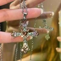 ราคา สร้อยคอไม้กางเขน สไตล์พังก์และกอธิค สำหรับผู้หญิง สร้อยคอเพชร สไตล์ Y2K โซ่กระดูกไหปลาร้า จี้ ดํา หลวงพ่อเงิน แท้ กรอบ พระ ทองอิตาลี โป่ง ข่าม แท้ กํา ไล ข้อ มือ ถัก จี (1732299669734198101)