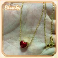 ราคา สร้อยคออิตาลี ชุบทองครึ่งทอง (18K) สร้อยคอหัวใจสีแดง (au750) น้ำหนัก 0.5g มีเก็บเงินปลายทาง (1730871663661976142)