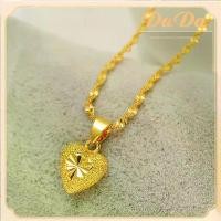 ราคา สร้อยคออิตาลี ทอง 18k แท้ จี้หัวใจพีช ชุบทอง 98.9% น้ำหนัก 0.4-0.45 กรัม รองรับการเก็บเงินปลายทาง (1731262404581951257)