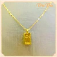ราคา สร้อยคออิตาลี จี้อิฐสี่เหลี่ยม กึ่งชุบทอง น้ำหนัก 1.9 กรัม (18k) ทองคำบริสุทธิ์ 45 ซม. (1730643013511973657)
