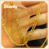 ราคา สร้อยคออิตาลี ชุบทอง 18K (Au750) สร้อยคอกลมน้ำ สำหรับผู้หญิง เหมาะเป็นของขวัญ (1731476651466787406)