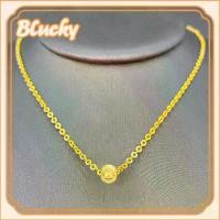 ราคา สร้อยคออิตาลี ชุบทองครึ่งทอง (18K) สร้อยคอ O ลูกปัดนำโชค 16 นิ้ว (1731199266346732110)