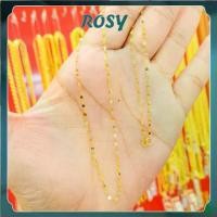 ราคา สร้อยคออิตาลี ชุบทองครึ่งทอง (18K) สร้อยคอกุหลาบ น้ำหนัก 0.1 กรัม จ่ายปลายทาง (1730899044777560777)