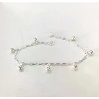 ราคา 【สินค้าขายดีอันดับ 1】 สร้อยข้อเท้าลายโซ่ห้อยกระดิ่งเงินแท้925 เครื่องประดับเงินแท้ สร้อยข้อเท้า สร้อยเงินแท้ (1731714315506844852)