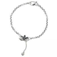 ราคา สร้อยข้อเท้า ดีไซน์ดอกบัว สำหรับผู้หญิง มีพู่ เครื่องประดับแหวนข้อเท้าดอกบัว สไตล์ย้อนยุค ชีวิตไม่กระแสหลัก (1732081222183651480)