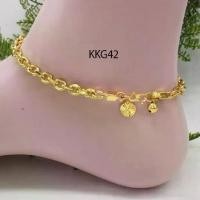 ราคา สร้อยข้อเท้า ทองคำ กัวเต่า สไตล์ดั้งเดิม ทองคำแท้ (กำไลข้อเท้า) จำเป็นสำหรับโควต้าชายไทย ทองคำแท้ 916 หรือ 999 (1732091930793118068)