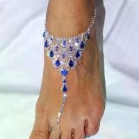 ราคา สร้อยข้อเท้า สร้อยข้อมือ นิ้ว ประดับเพชร มาใหม่ เทรนด์แฟชั่นชายหาดยุโรปและอเมริกา สร้อยข้อเท้า คริสตัล สำหรับผู้หญิง (1731762713493474032)