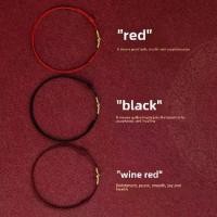 ราคา สร้อยข้อเท้า สร้อยข้อมือคู่ สไตล์จีนย้อนยุค เครื่องประดับเฉพาะเรียบง่าย ของขวัญ โซ่ถักเชือกสีแดง เหมาะสำหรับคู่รัก (1731218913746061262)