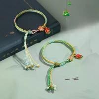 ราคา สร้อยข้อมือทอมือเชือกถัก สีสันสดใส สร้อยข้อเท้า ดีไซน์ผีเสื้อและซงซี เหมาะสำหรับแฟนและคู่รัก สไตล์ชาติพันธุ์ အ ဆ ေ ာ င ် เชือกร่ม เครื่อง ประดับ หรู หรา ทอง ปลอม ช่าง ทอง (1731215164045755637)