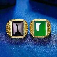 ราคา แหวนทอง Lingteng เหมือนหินอาเกต, แฟชั่นยุโรปและอเมริกา, บุคลิกภาพที่เรียบง่าย, สำหรับผู้ชาย, แหวนพลอย Chalcedony เหมือนหินอาเกต (1731451819164207022)