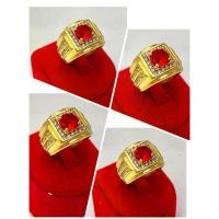 ราคา [COD] แหวนทอง 18K พลอยทับทิมสีแดง ช่วยเสริมพลังอำนาจ ความสำเร็จ (1731685597025502703)