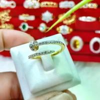 ราคา WT33แหวนแฟชั่น*** แหวนฟรีไซส์** แหวนทอง แหวนเพชร แหวนใบมะกอก แหวนทองสวย (1729581033749646301)