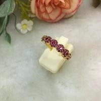 ราคา [จัดส่งทันที] แหวนทองฝังพลอยทับทิม แหวนพลอย แหวนทอง แหวนเสริมบารมี ใส่ออกงานได้ ทองไมครอน ทองชุป ทองปลอม แหวนไมครอน (1731370850181743737)