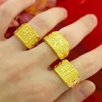ราคา แหวนทองลุ่มน้ำ, แหวนทอง, แหวนผู้ชายโชคลาภนำโชค, แหวนทองจำลองครอบงำ, แหวนเปิดสำหรับผู้ชาย, สินค้าแท้เวียดนามใหม่ (1732273706798713045)