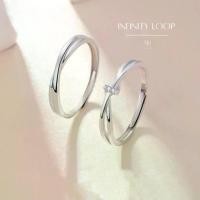 ราคา OUTLETS ล้างสต็อกจากโรงงานตรง✨ แหวนเงินแท้ Infinity Loop แหวนเงินคู่ แหวนคู่ แหวนเงิน แหวนเพชร (1731618788330669626)