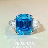 ราคา แหวนเพชร, S925 เงินสเตอร์ลิง, พลอยสีฟ้า, หรูหราราคาไม่แพง, แหวนพลอย, กะรัตขนาดใหญ่, แหวนเงินสเตอร์ลิง Candy Rock, ขายส่งที่มีอยู่ (1731888645784046020)