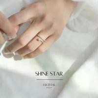 ราคา ESCOBALพร้อมส่ง แหวนเงินแท้ Shine Star ฝังเพชร Moissanite ขายดี แหวนรุ่น แหวนเพชร ของขวัญ (1731916329424749988)