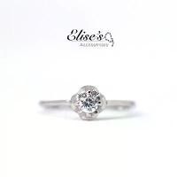 ราคา Elises เครื่องประดับผู้หญิง แหวนเพชร ประดับเพชรสวิส CZ รุ่น ER-2185 แหวนคู่รัก แหวนแฟชั่น ขายดี (1731566465699055213)