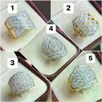 ราคา แหวนเพชร ฟรีไซส์ ดีไซน์สวย (1731898481302472226)