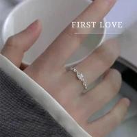 ราคา MEETแหวนเงิน 925 First love แหวนเพชร แหวนเงินสวยๆ แหวนปรับขนาดได้ แหวนผู้หญิง แหวนมงคล แหวนแฟชั่น คลังสินค้า (1731450935267853815)