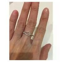 ราคา แหวนเพชร เรือนทองคำขาว ขายร้อน (1731599709667886574)