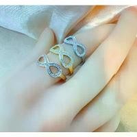 ราคา แหวน ใส่ไม่ดำ แหวนเพชร สแตนเลสแท้ แหวนรายเลข8งานเพชร ขายร้อน (1731914093500598806)