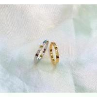 ราคา [#122]เครื่องประดับ แหวนเพชร เกลี้ยง/สดตนแลส/ใส่ไม่ดำ สีไม่ลอก สินค้าขายดี (1731707499389815446)