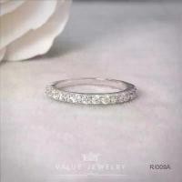 ราคา แหวนเพชร RI009 ประดับเพชรครึ่งวง ฝังคริสตัลแน่น วิบวับเหมือนเพชรแท้ แหวนผู้หญิง แหวน เครื่องประดับแฟชั่น ValueJewelry ข้อ มือ ใบ โคลเวอร์ สร้อย คอ สวย เลสหลวงพ่อ รวย รุ่น พันล้าน (1731362773480737256)