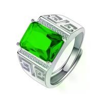 ราคา แหวนพลอยสีเขียว ลายกลวงหนา เพทายสีเขียว ตัดแอชเซอร์ ทรงสี่เหลี่ยม เพชรเนื้อดี เหมาะสำหรับธุรกิจ แหวนเพชร (1731213678761837874)