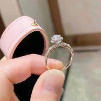 ราคา แหวนดาวกระจาย, การออกแบบปราสาทเจ้าหญิงหนี, หรูหราราคาไม่แพง, แหวนเพชร, แหวนเปิดดอกกุหลาบสาวหวาน, มาใหม่ (1731563298140488751)