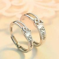 ราคา แหวนคู่ มาใหม่ ดีไซน์เปิด สำหรับผู้หญิง งานแต่งงานสไตล์เกาหลี แหวนเพชร เปิดเร็ว มือ (1730401849096702665)