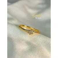 ราคา [พร้อมส่ง] แหวนเพชร SWISS CZ หนามเตย 1 ตัง รุ่นเล็ก RG32 (1731754630285591645)